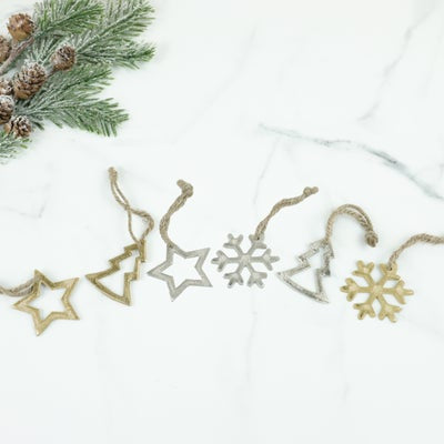 Tree, Star, Snowflake Ornament