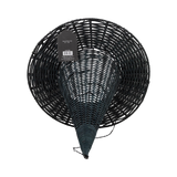 HAL1341 - Natural Rattan Witch Hat - 18"
