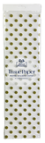 Party Tissue Paper with dot Pattern Gold , 5Sheets: Gold