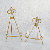Keller Metal Easels: Gold / 11"
