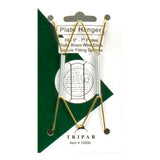 Brass Wire Plate Hangers: Fits 5"-7" Plates