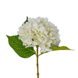Full Garden Hydrangea Stem - White 21"