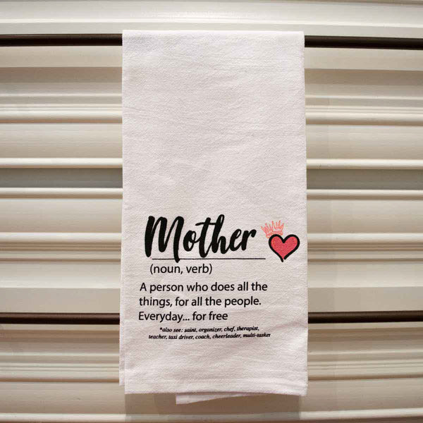 Mother Definition Flour Sack Hand Towel