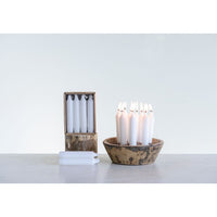 Set of 12 Short Taper Candles
