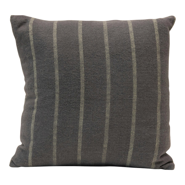 Brushed Cotton Striped Pillow