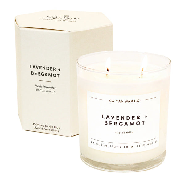 Lavender + Bergamot Soy Candle