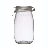 Glass Jar w/ Clamp Lid 3 sizes